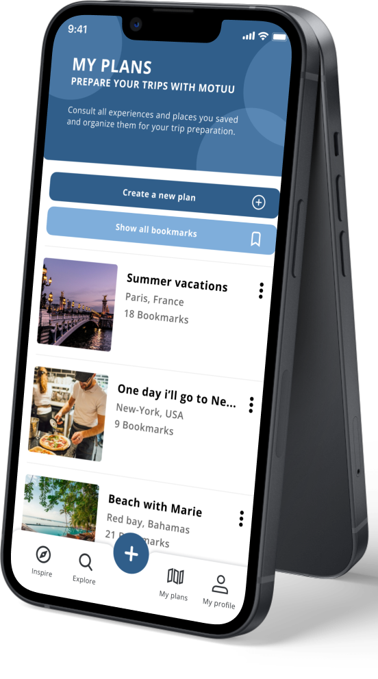 Motuu Prepare Trip Mock-up 
